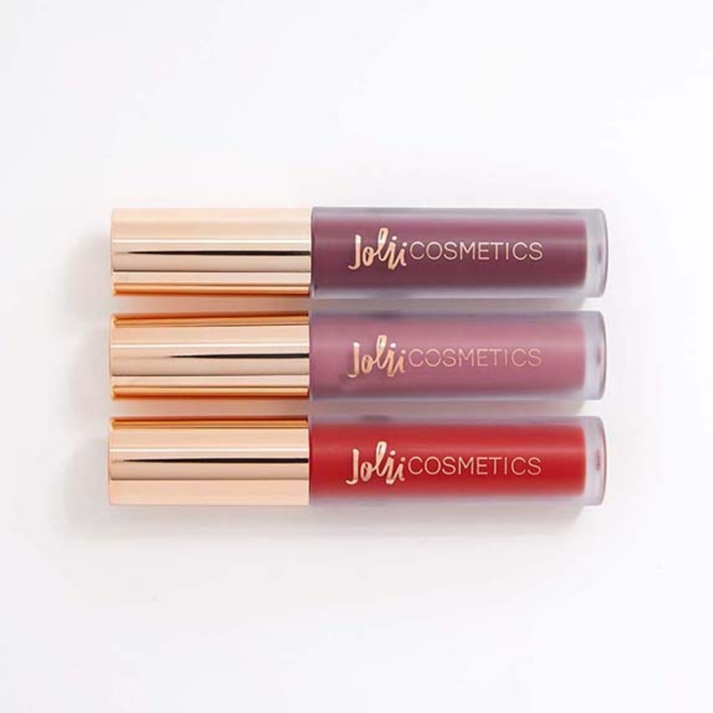 ❌SOLD❌🎉HP🎉Jolii Luxe Creme Matte Trio RV$54 - Picture 1 of 5